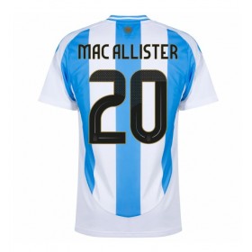 Argentina Alexis Mac Allister #20 Hemmakläder Copa America 2024 Kortärmad